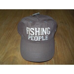 We People by Pavilion Fishing People Hat Dark Gray Adjustable Baseball Cap 67090